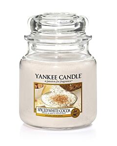 Yankee Candle Spiced White Cocoa Medium Jar